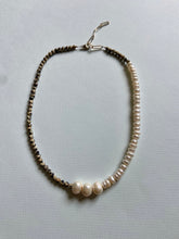 Load image into Gallery viewer, Dalmatian Jasper and Pearl Necklace
