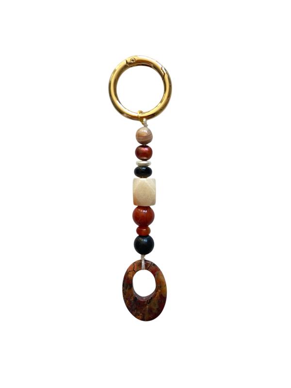 Bag Charm - Red Agate