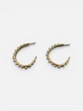 Load image into Gallery viewer, Dot Hoop Earrings
