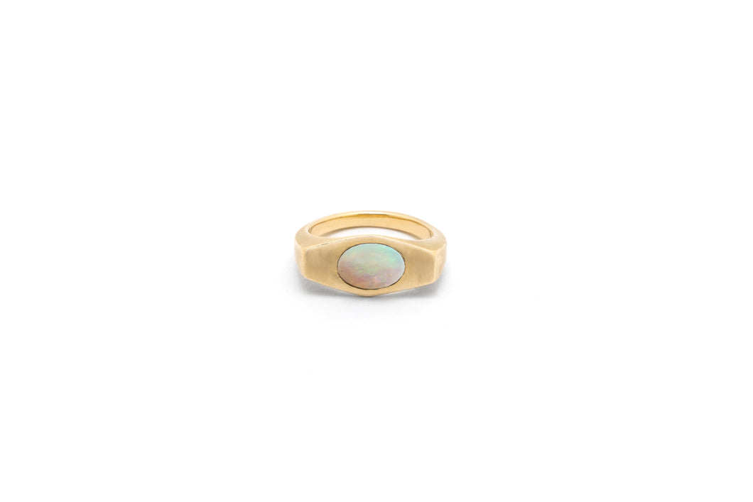 Signet with Stone (14K Gold)